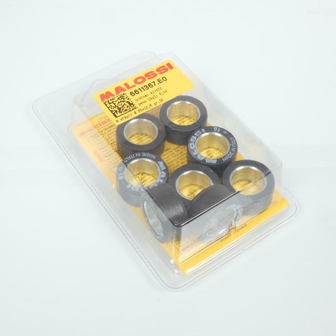 malossi variator roller voor scooter quadro 350 s 2013 tot 2017 26x12.8 16grs / 6611367.eo nieuw