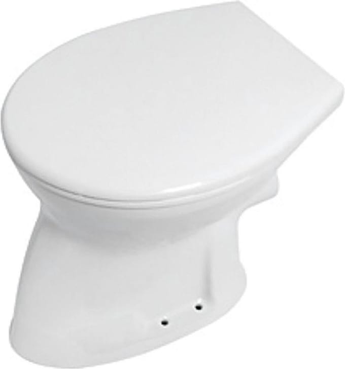 Plieger Brussel closetpot vlakspoel PK 35x46.5cm wit