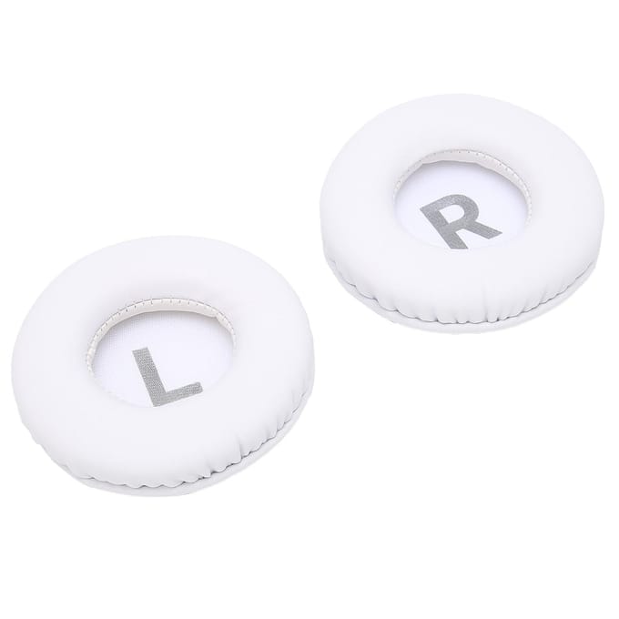 80 mm Ronde Oorkussens Kussenhoes Vervanging voor Koptelefoon Headset Accessoires white