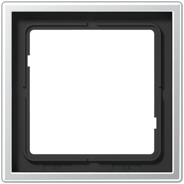 Jung Aluminium/Staal/Chroom Afdekraam Schakelmateriaal - AL2981 - E2DGP