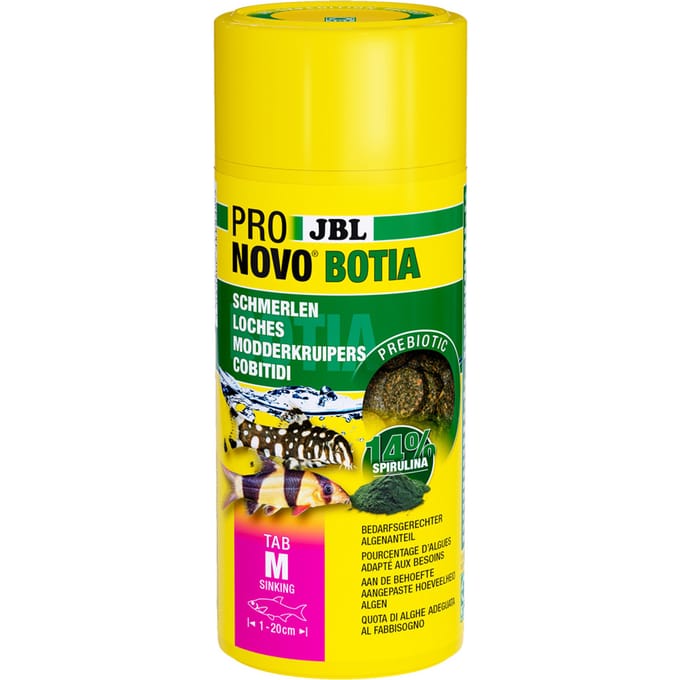 Dubbelpak: 2 x 250 ml JBL ProNovo Botia Tab M visvoer