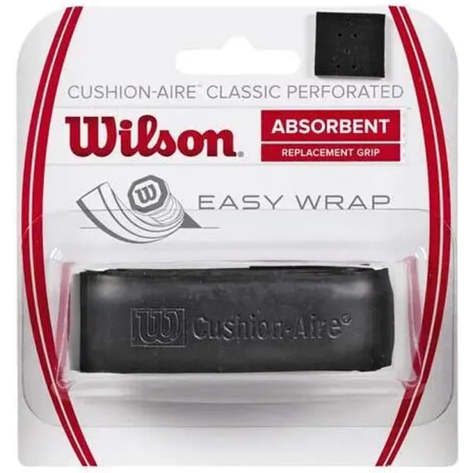 Wilson Cushion-Aire Classic Perforated Verpakking 1 Stuk-Zwart