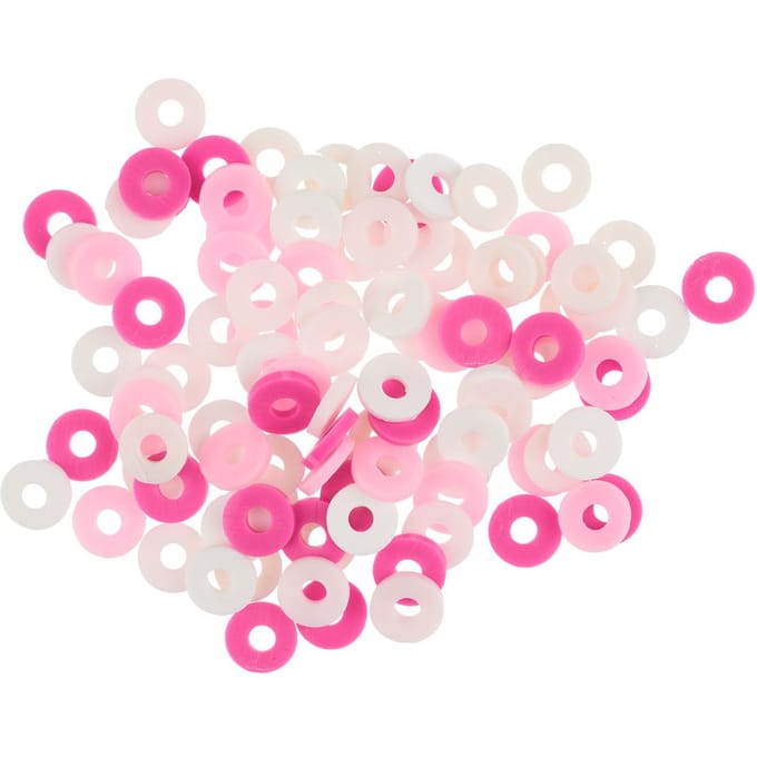Katsuki Mix, 6mm, Pink, 100 pcs