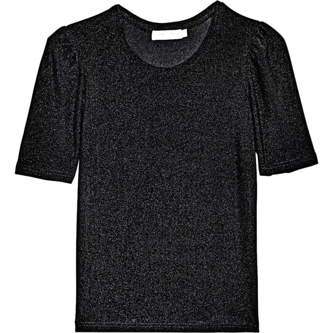 Dames glitter T-shirt La Petite Étoile Velvety