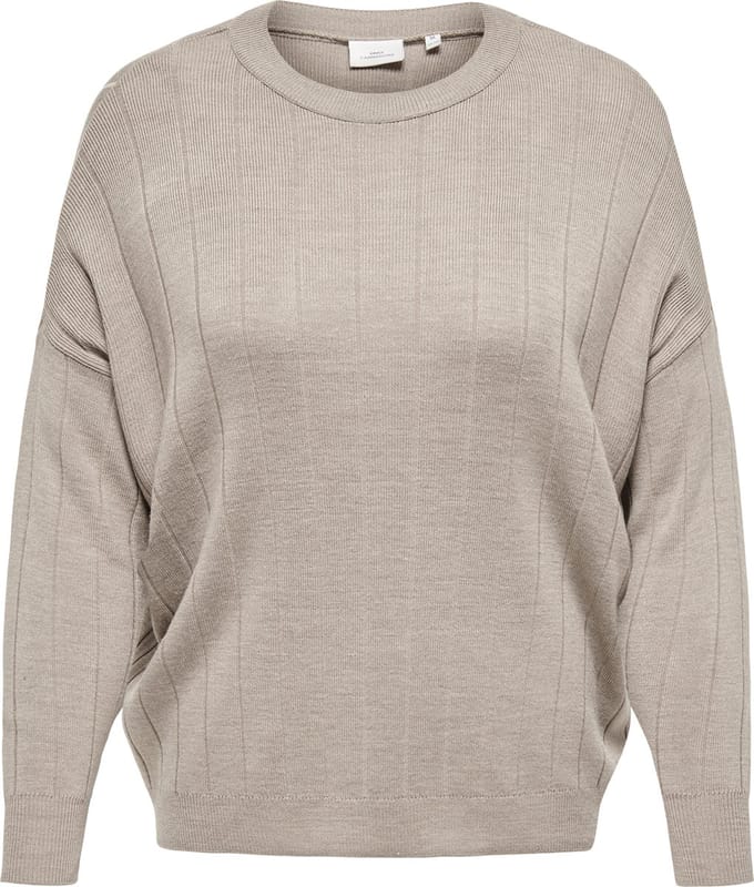 ONLY CARMAKOMA - CARTESS LS O-NECK KNT - Dames - Gebreide truien