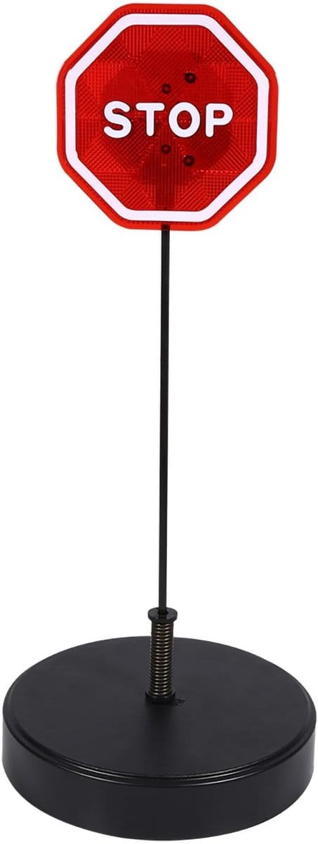 Parkeerhulp Systeem - Parkeerhulp Sensor - Garage Oprit - Knipperend LED Bord - 137 cm Hoog - Rood Zwart