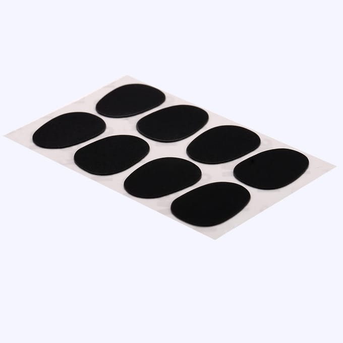 8 stuks Mondstuk Pleisters Pads Kussens 0.3mm voor Alto Tenor Sax Saxofoon white