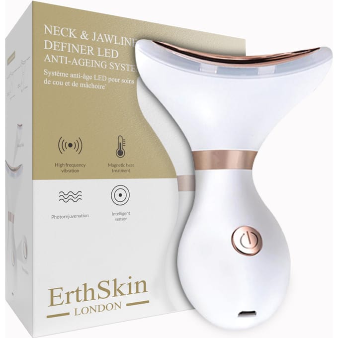 Erth Skin - Neck & jawline definer LED anti-ageing system - Anti-wrinkle - RED Light therapie -