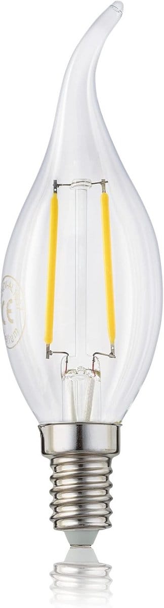 E14 LED Gloeilamp Warm Wit 2W - Energiebesparende Kaarslamp 250 Lumen