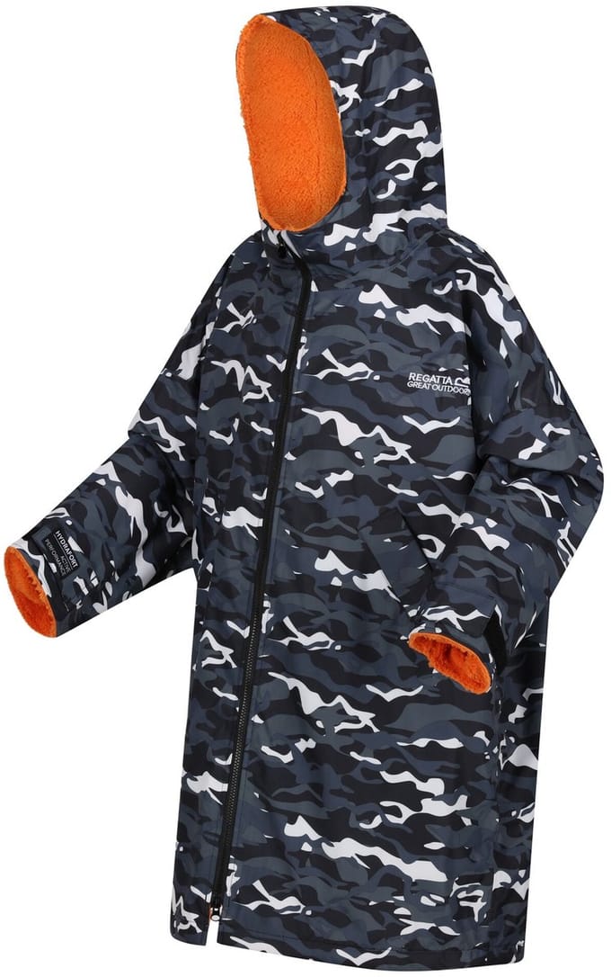 Regatta Robe Capuchon Regenjas Veelkleurig 5-9 Years Jongen