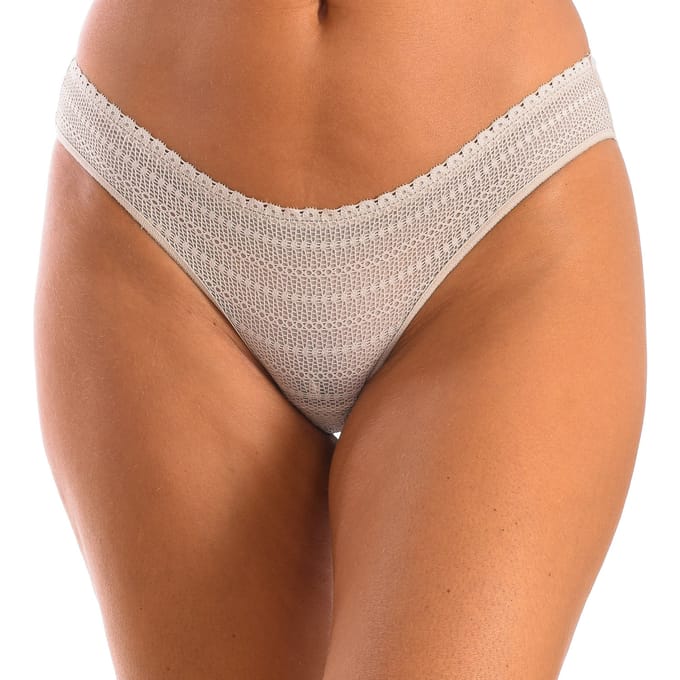VIVIAN string effect slip BK3112 vrouw