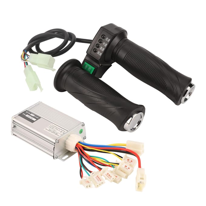 48V 1000W Elektrische Fiets Borstelmotor Controller met 4-Snelheden Gashandvat Elektrische Controller black