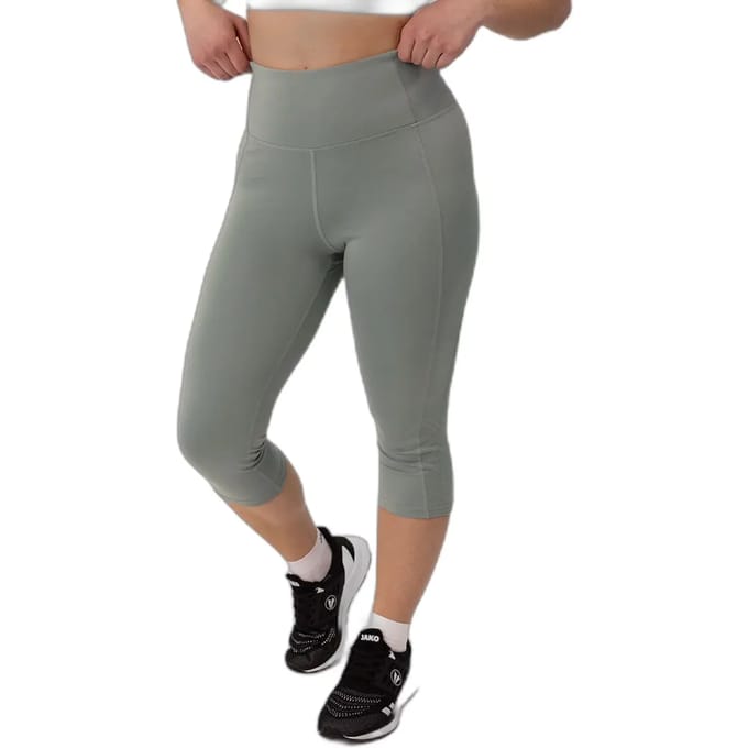 Jako Power Capri Tight Dames - Mintgroen / Antra Light | Maat: 38