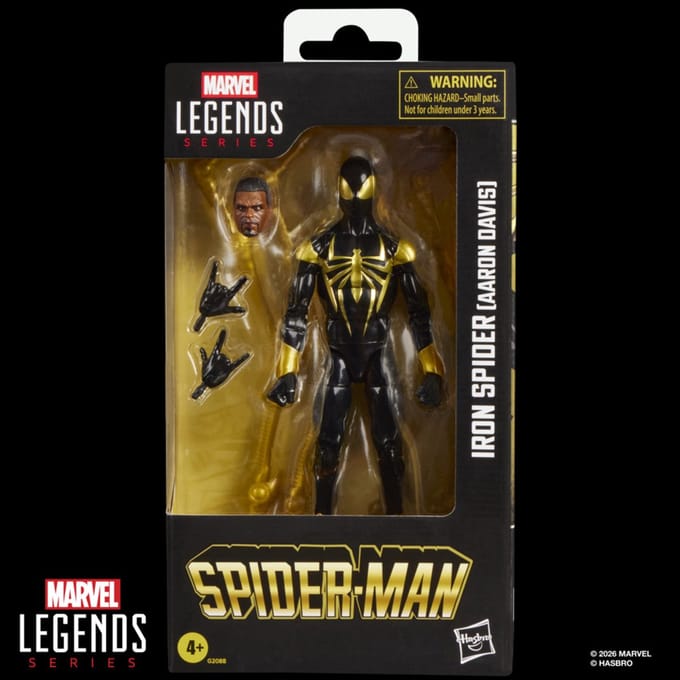 Marvel Legends Series Iron Spider (Aaron Davies), Spider-Man -stripactiefiguur van 15 cm