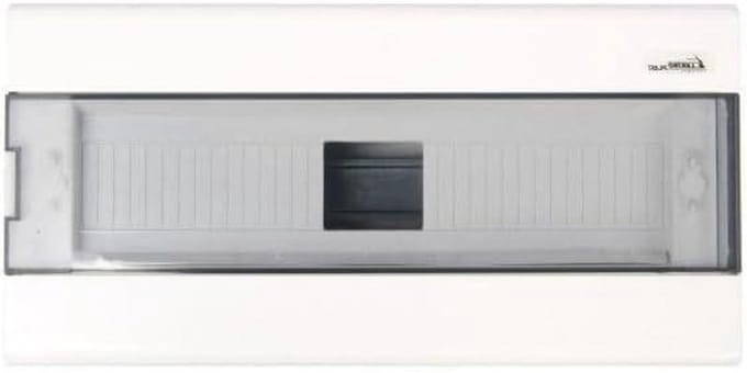 Verdeel kast - Zekeringkast - Elektrische installatie - 18 modules - Enkelfasig - Wit