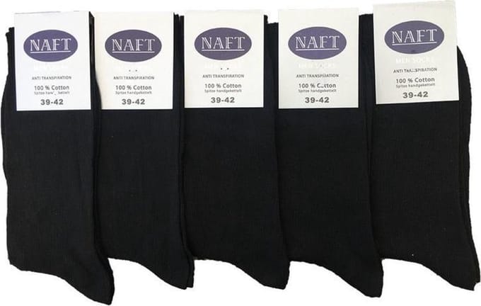 Sokken Heren NAFT 39-42 100% Katoen Anti Transpirant