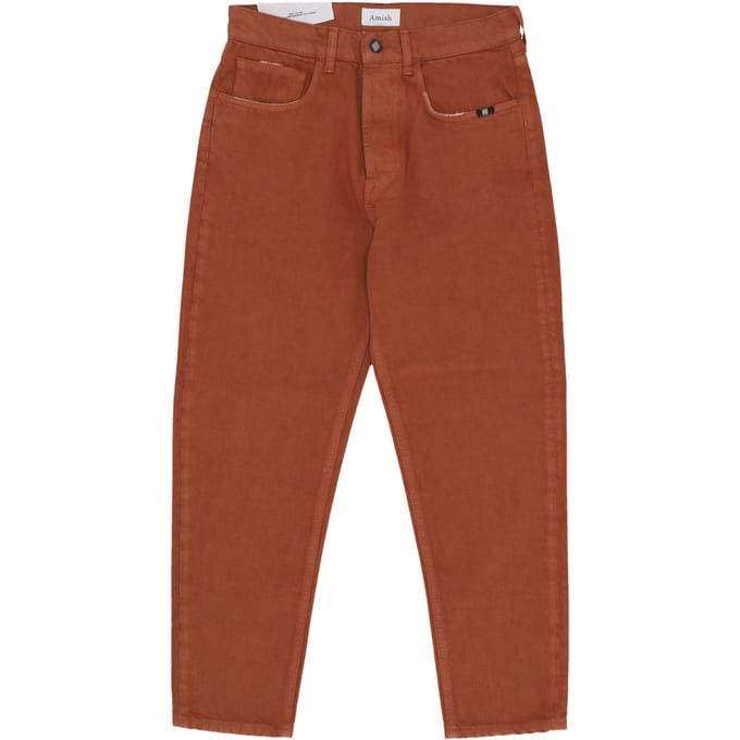 Jeremiah donkerbeige herenjeans