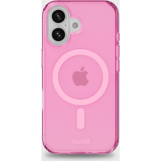 Phone Case Transparent Magsafe Compatible Pink iPhone 16