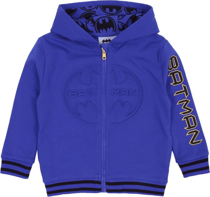 Blauw BATMAN DC COMICS zip-up sweatshirt