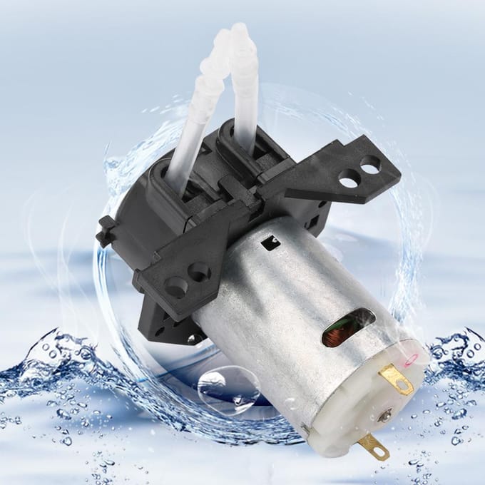 Doseerpomp DIY Peristaltische Slangkop Voor Aquarium Lab Chemische Analyse 12v 3*5 wit