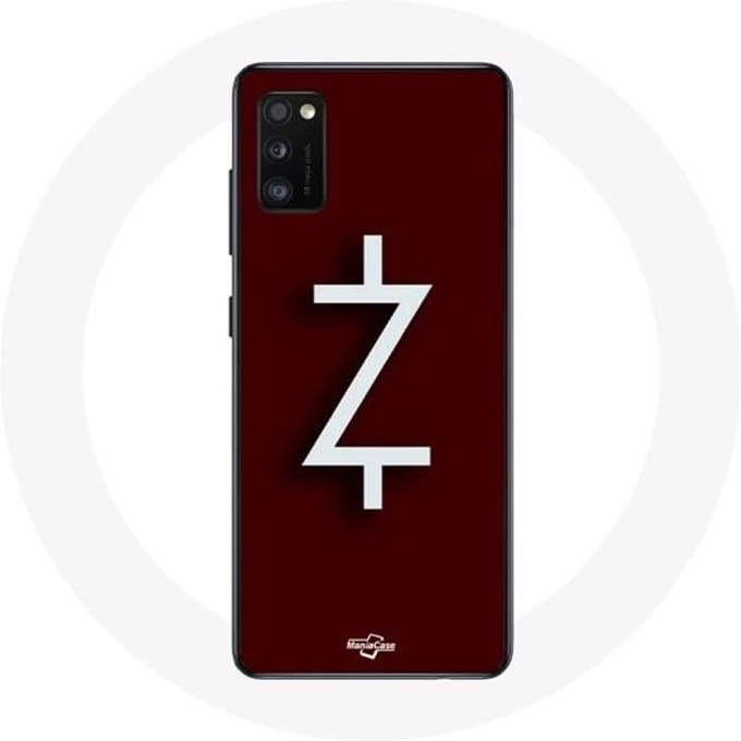 Coque pour Samsung Galaxy A41 Ozark Saison 4 Logo Z Blanc Fond Rouge