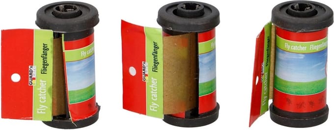 Guard and care Vliegenstrips - 9x stuks - plakstrips - 78 cm - kleefstrips