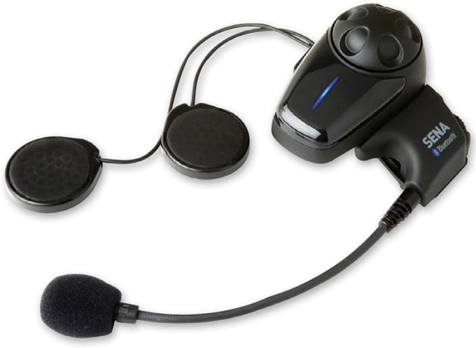 Bluetooth communicatiesysteem voor motorfietsen met kabel en zwanenhalsmicrofoon