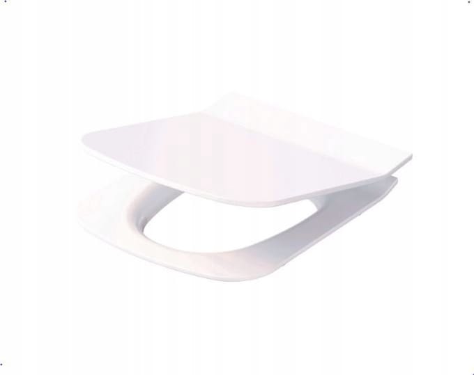 Cersanit City SQUARE Toiletbril - Duroplast, Wit, Soft-Close
