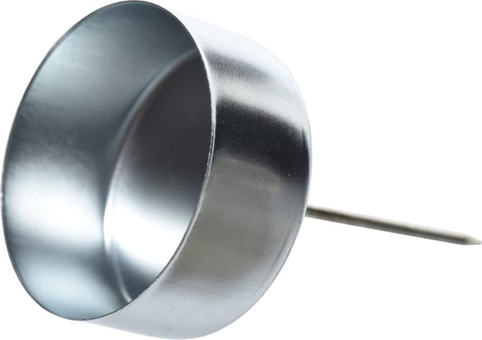 Theelichthouder ijzer met pen dia.4,2cm