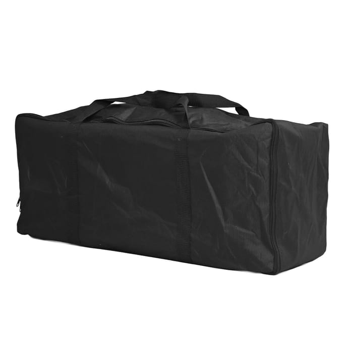 Grand sac de transport pour équipement de studio photo avec poignée et double fermeture éclair pour trépied et support d'éclairage 75x20x30cm black