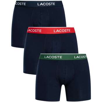 Boxers Lacoste 3 Pack Cotton Stretch Boxer Briefs Navy/Multi
