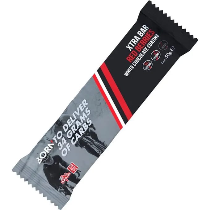 Born Xtra Bar - Red Berries White Chocolate Coating - 15 repen