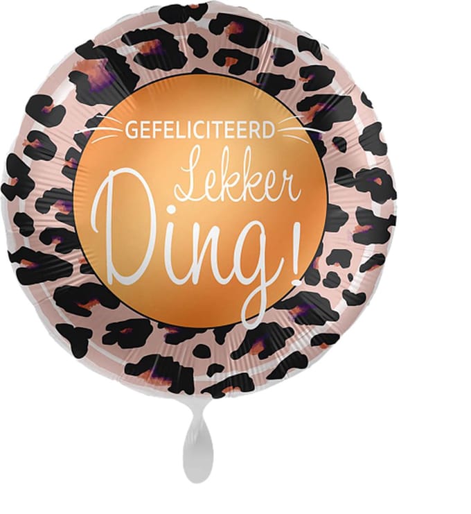 Folieballon Gefeliciteerd lekker ding! 43 cm
