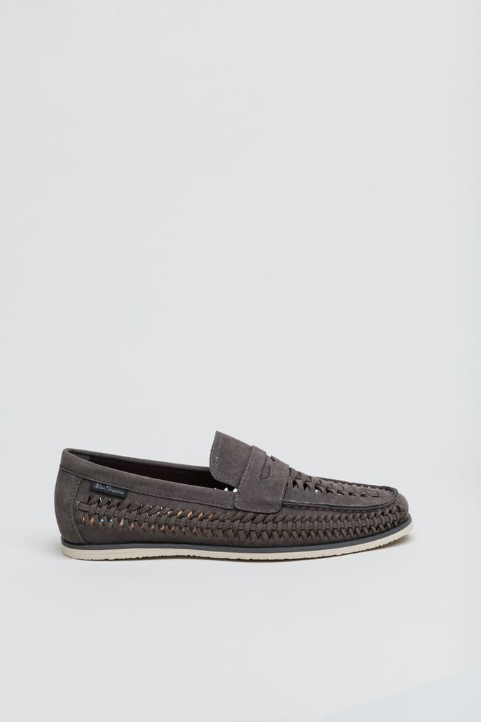 Ben Sherman Miami Heren Grijze Instappers