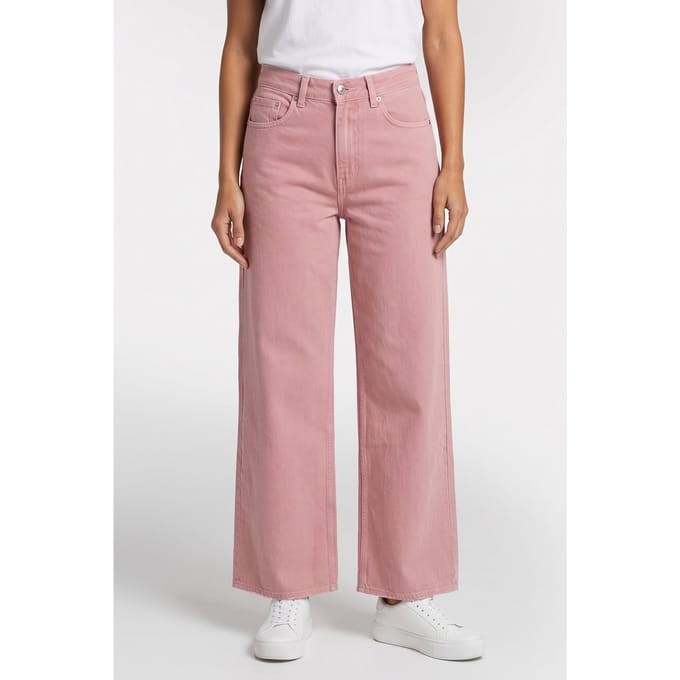 ARKET Cloud Wide Denim Pink Maat: W27 | Wijde Broeken Outlet | Dames | Roze