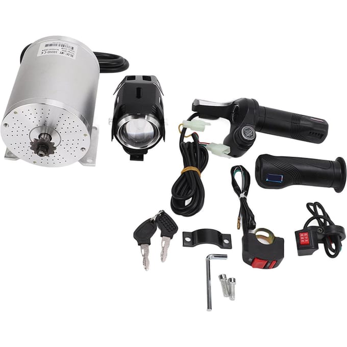 DC48V 2000W Borstelloze DC Motor Controller Kit 4500rpmMin voor DIY Go-kart Elektrische Scooter Fiets white