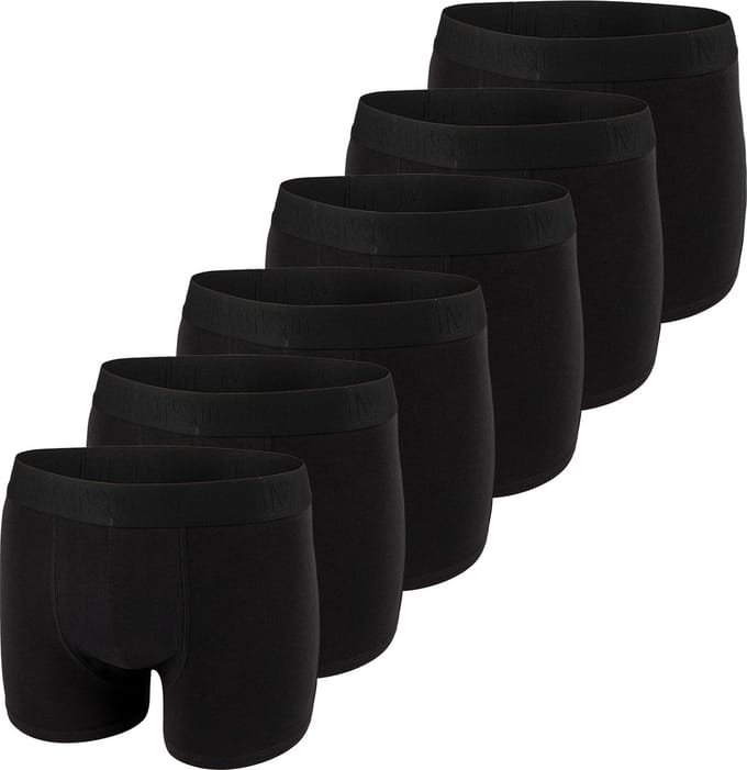 riverso Heren Boxershorts RIVOle 6-Pack Zwart M