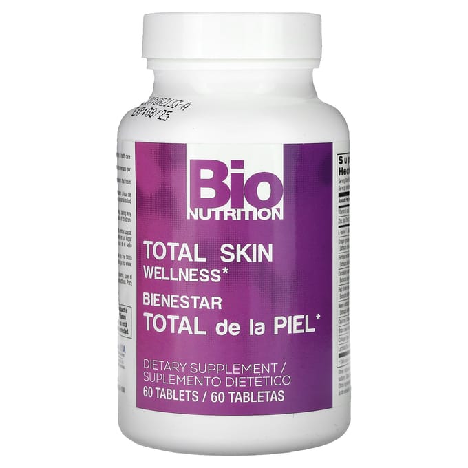Bio Nutrition, Bien-être total de la peau, 60 comprimés