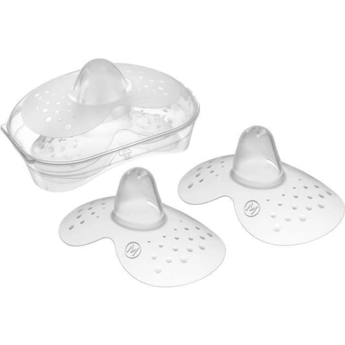 MAM Tepelhoedje Maat M - Siliconen - Sterilisatiebakje X2 wit