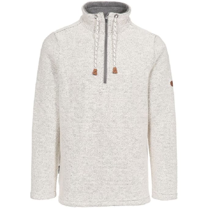 Trespass Heren Falmouthfloss Sweatshirt (Gebroken wit)