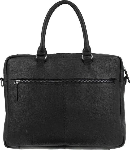 DSTRCT Raider Road Arizona Leren Laptoptas - 15,6 inch - Zwart