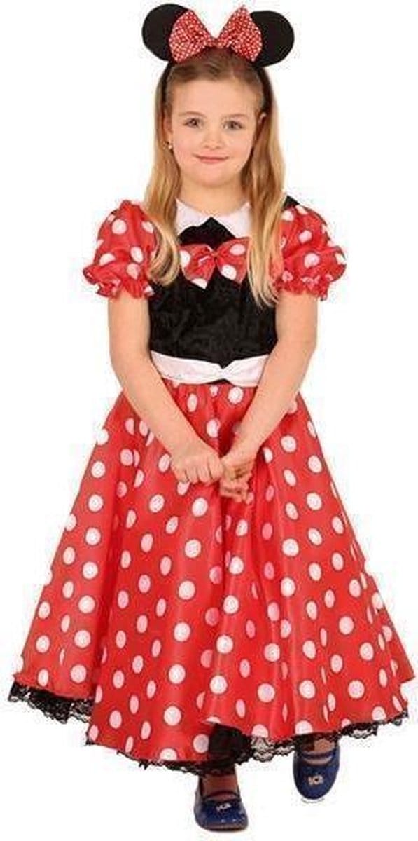 Kostuum Minnie Mouse kind - Maat 128