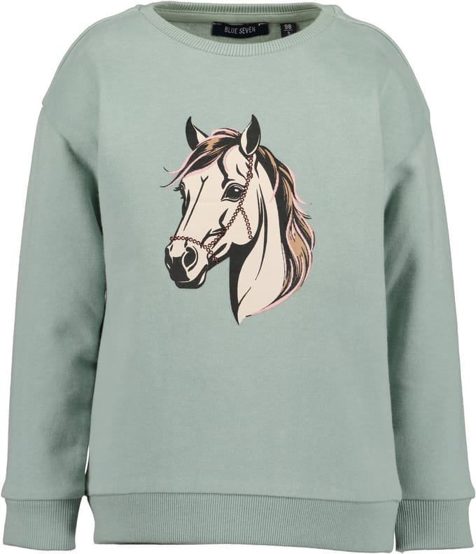 Blue Seven Meisjes Sweater paarden