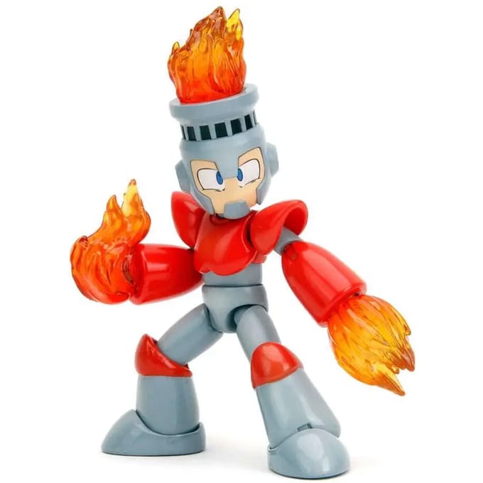 Jada Toys Mega Man Action Figure Fire Man 11 cm Action Figuur - Limited Edition - Merchandise Videogame