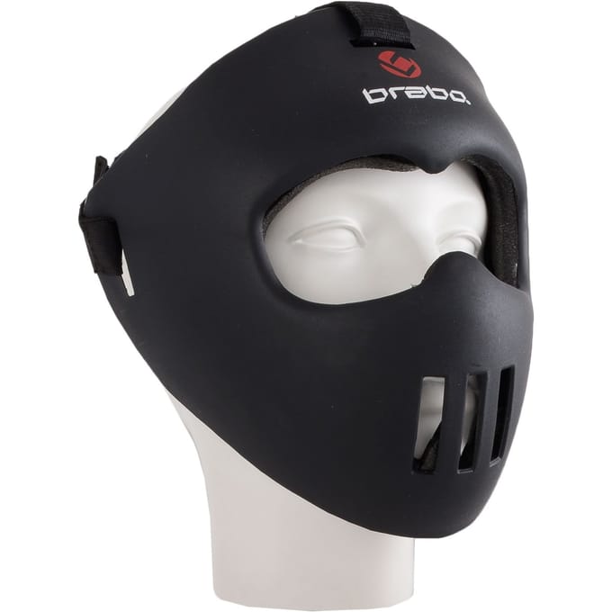 Brabo Brabo Facemask Jr - Spelersmasker - Zwart