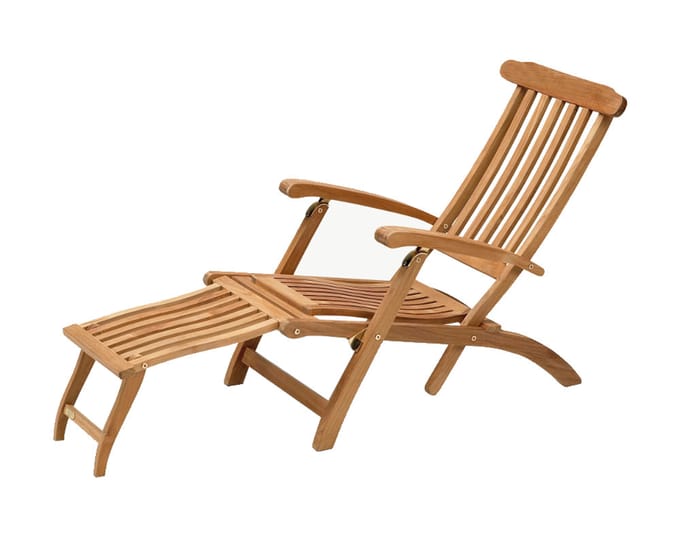 Skagerak by Fritz Hansen - Steamer Deckchair - bruin