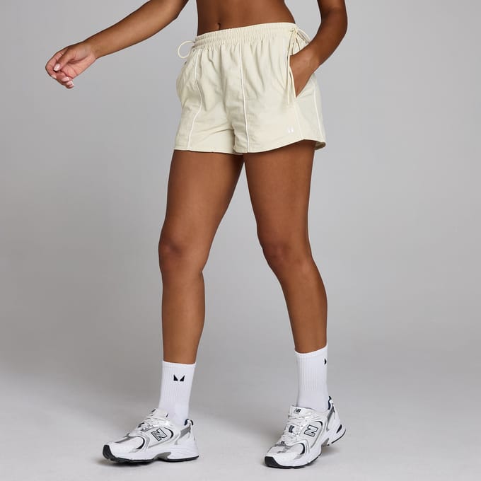 MP Dames Tempo Contrast Tie Geweven Short - Woestijnstof - M