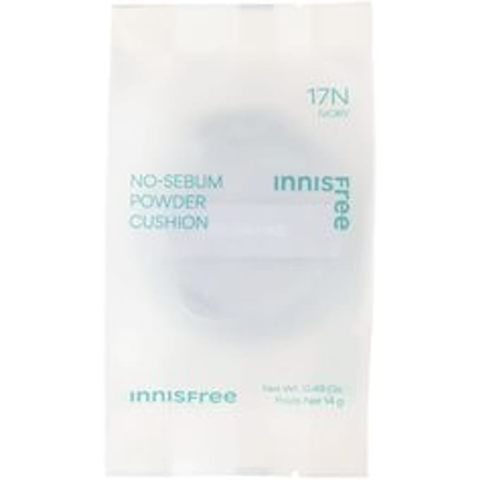 innisfree - No-Sebum Powder Cushion Refill Only - 5 Colors 2023 Version - #17N Ivory