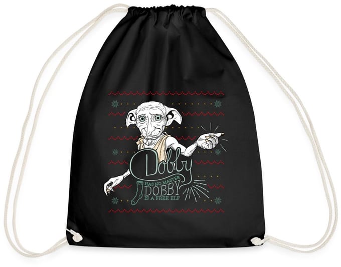 Harry Potter Dobby Lelijk Kerstmis Gymtas