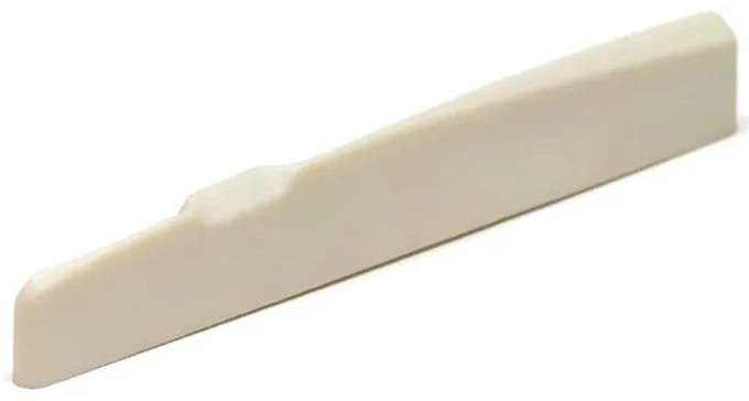 Graph Tech PQ 9276 C0 TUSQ Acoustic Guitar Saddle vlak, gecompenseerd, 3" lang